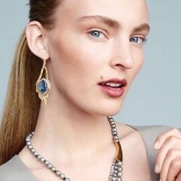 Alexis Bittar Maldivian Nested Feather Earrings - Picture 2 of 10